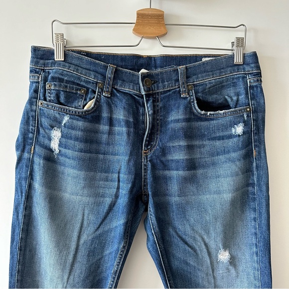 Rag & Bone • Dre Slim Distressed Boyfriend Jeans in Canyon - Picture 5 of 12